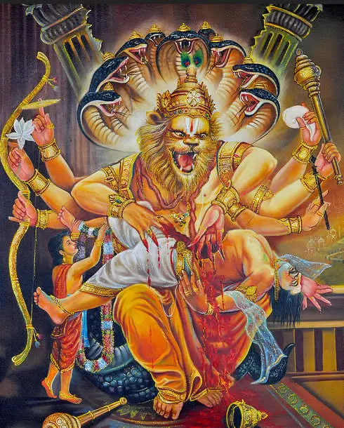 Shree Narsingh Bhagwan Ki Aarti - श्री नरसिंह भगवान की आरती