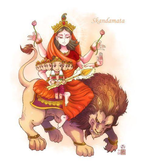 The fifth day of Navratri - Skandmata - स्कंदमाता नवरात्रि के पांचवें दिन की कथा