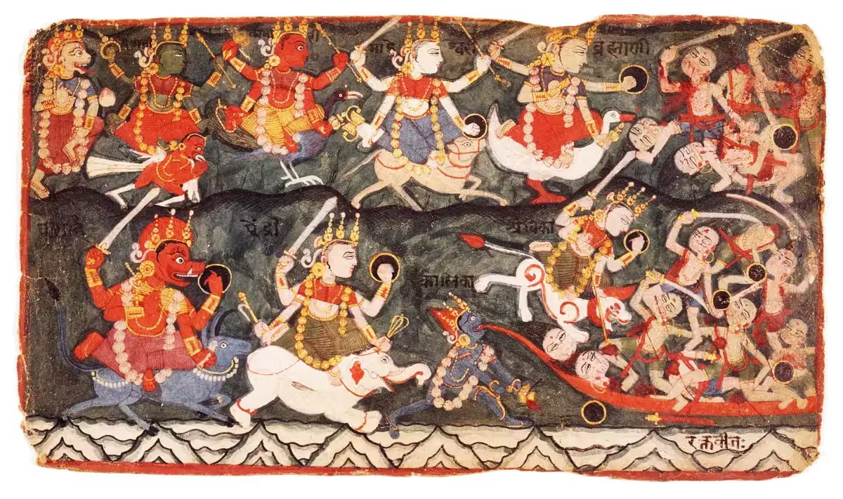 Maa Bhagwati ne Kaise Kiya Raktbeej ka Vadh - माँ भवानी ने कैसे किया रक्तबीज का वध