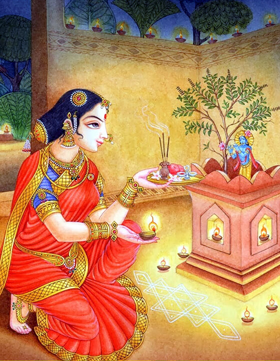 Tulsi Shaligram Vivah Katha -  क्यों तुलसी माता का विवाह एक पत्थर से कराया जाता है, जानिए पूरी कथा/शालीग्राम और तुलसी के विवाह की कथा