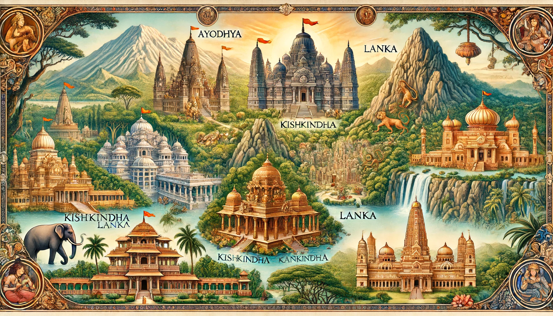 रामायण के स्थान